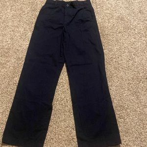 Boys 12 Slim Navy Blue Uniform Pants